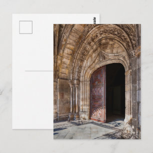 Cartão Postal Ver o Portal da Catedral de Braga. Braga, Portugal