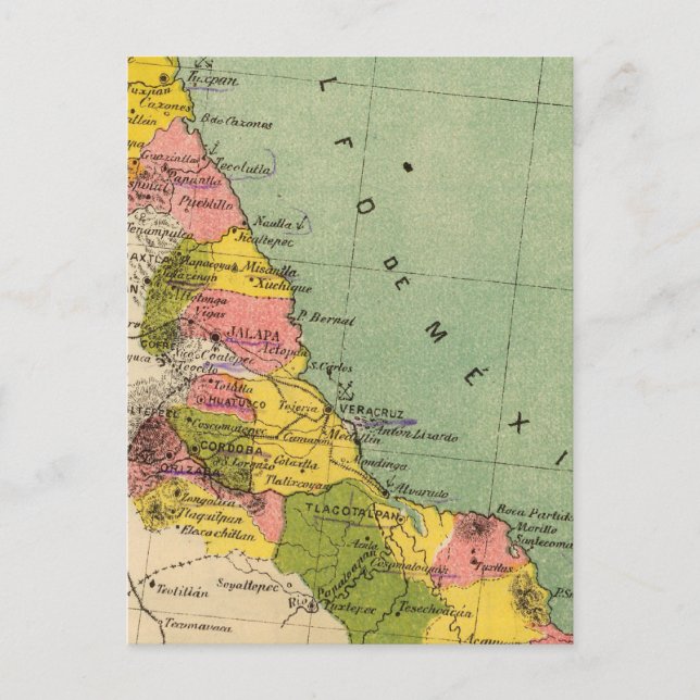 Cartão Postal Veracruz, México (Frente)