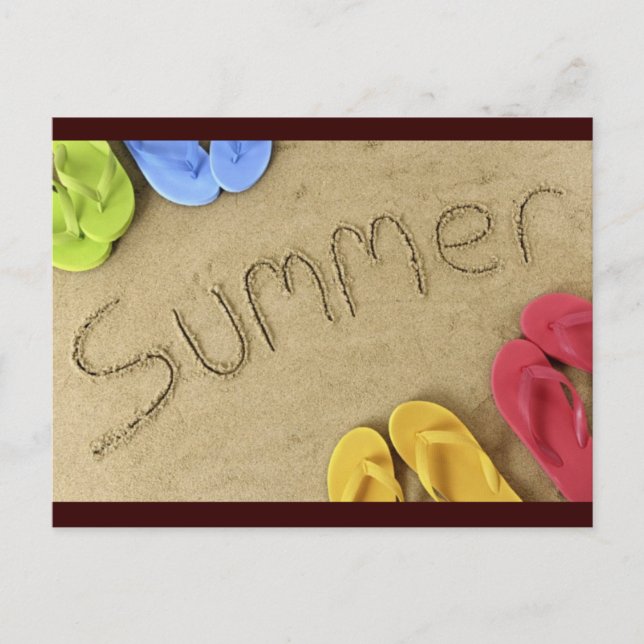 Cartão Postal Verão (Frente)