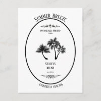 Verão Brisa Apothecário Vintage Personalizado