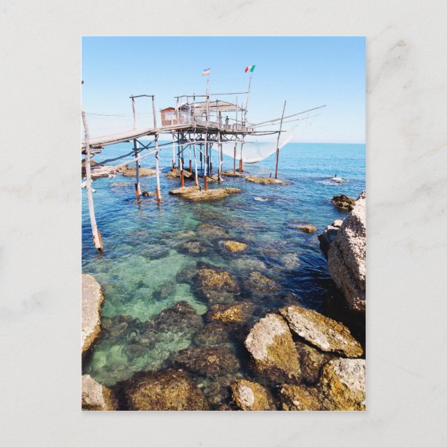 Cartão Postal Verão em Abruzzo, Itália (Frente)