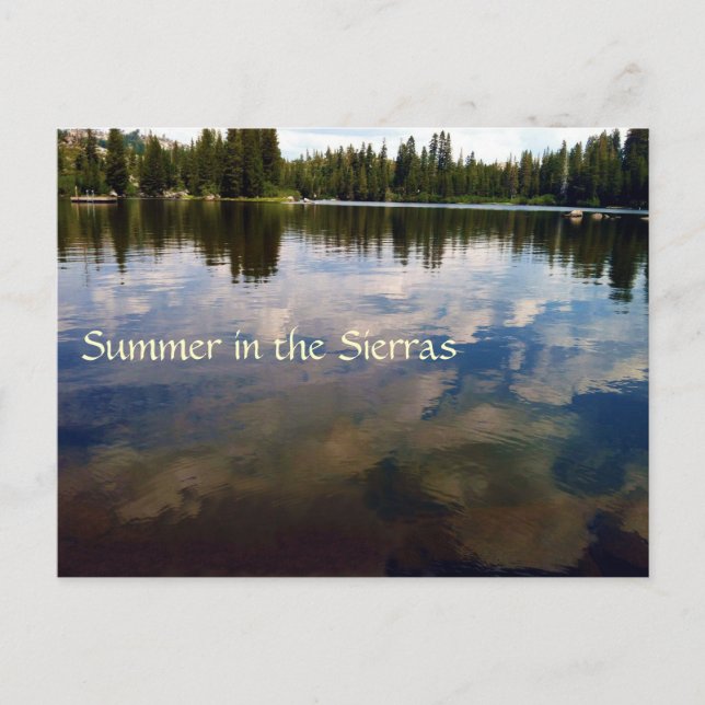 Cartão Postal Verão nas serras (Frente)