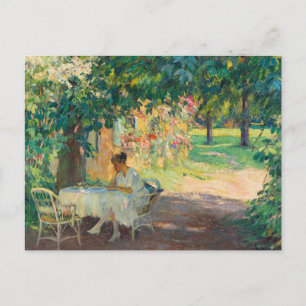 Cartão Postal Verão no Jardim Edward Cucuel