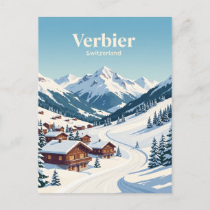 Cartão Postal Verbier Suíça