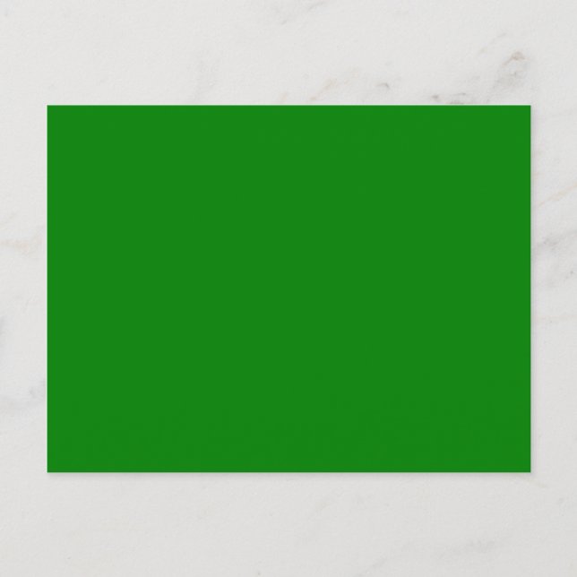 Cartão Postal Verde Branco (Frente)