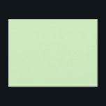 Cartão Postal verde chá colorido<br><div class="desc">cor verde do chá D0F0C0</div>