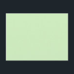 Cartão Postal verde chá colorido<br><div class="desc">cor verde do chá D0F0C0</div>