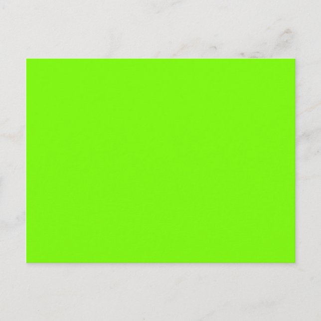 Cartão Postal verde-cola (Frente)