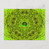 VERDE DAHLIA E EMERALD GEMSTONE Floral