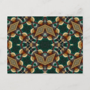 Cartão Postal Verde Dimensionável