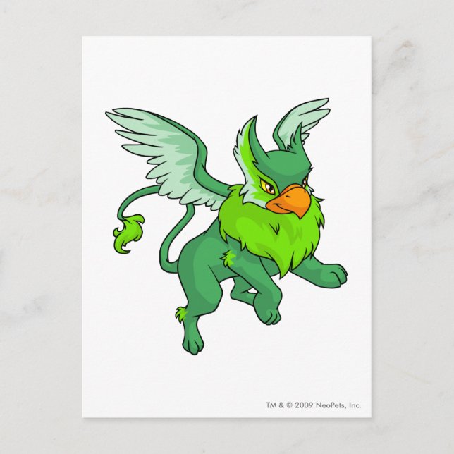 Cartão Postal Verde do Eyrie (Frente)