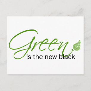 Cartão Postal Verde é o novo negro