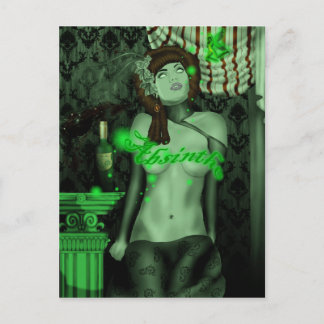 cartão postal verde tripp