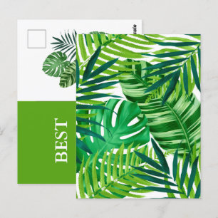 Cartão Postal Verdes/Tropicais Satisfazem