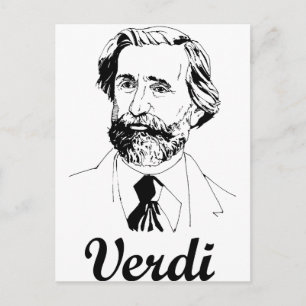 Cartão Postal Verdi
