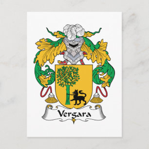 Cartão Postal Vergara Family Crest