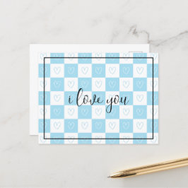 Cartão Postal Verificadores e Corações