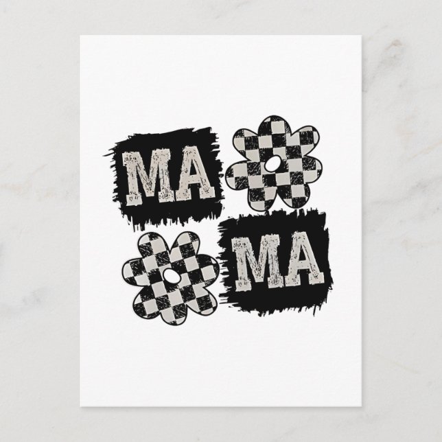 Cartão Postal Verificaste a mãe Dia de as mães a mãe a ser (Frente)