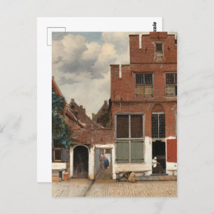 Cartão Postal Vermeer - The Little Street Fine Art
