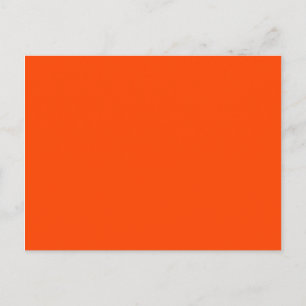 Cartão Postal Vermelho Laranja