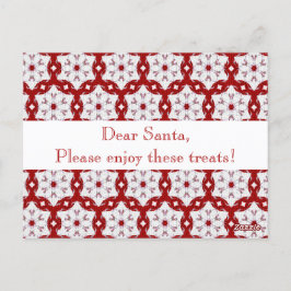 Cartão Postal Vermelho Natal