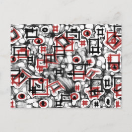 Cartão Postal Vermelho por toda a parte