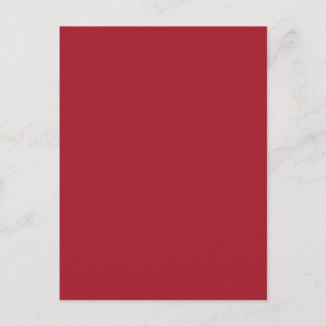 Cartão Postal Vermelho primavera de cor de verão (Frente)