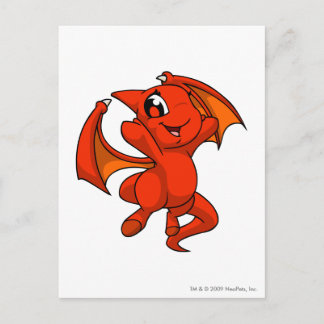 Cartão Postal Vermelho Shoyru