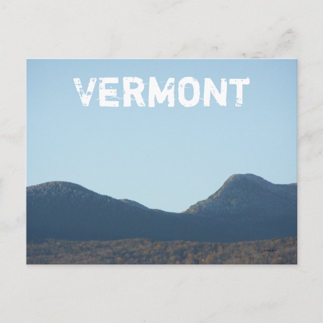 Cartão Postal Vermont (Frente)