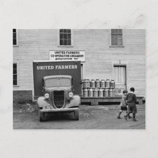 Cartão Postal Vermont Dairy Co-op, 1930