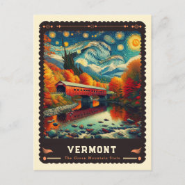 Cartão Postal Vermont | Inspirado em Vincent Van Gogh