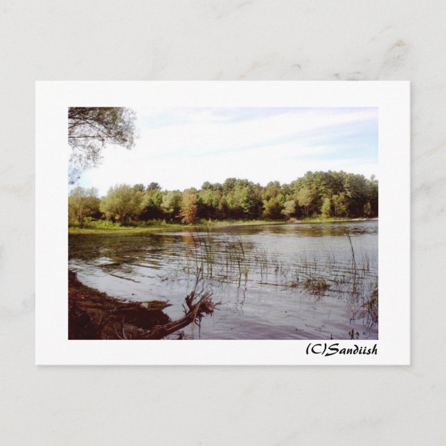 Cartão Postal Vermont Lake Front (Frente)