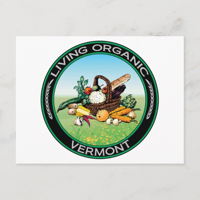 Cartão Postal Vermont Orgânico (Frente)