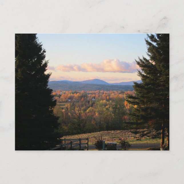 Cartão Postal Vermont Scene (Frente)