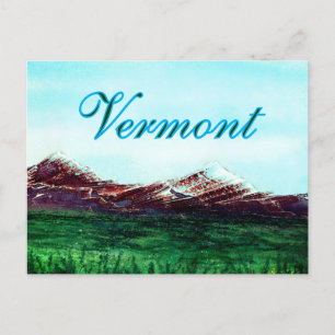 Cartão Postal Vermont State Colors