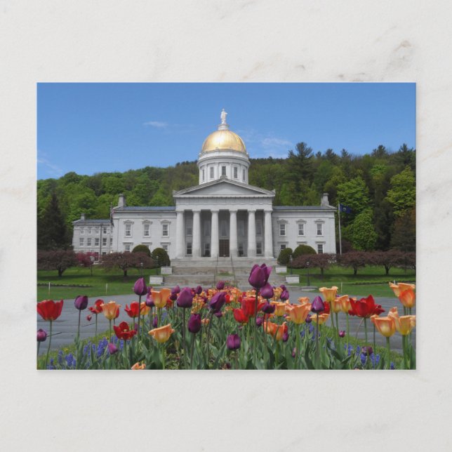 Cartão Postal Vermont State House - Montpelier (Frente)