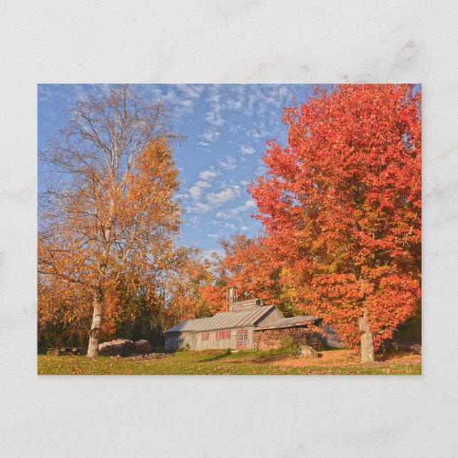 Cartão Postal Vermont Sugar House (Frente)
