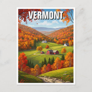 Cartão Postal Vermont Viagem
