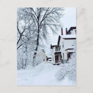 Cartão Postal Vermont White Winter