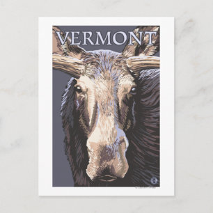 Cartão Postal VermontMoose para Cima
