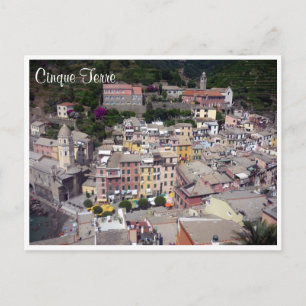 Cartão Postal vernazza cinque terre