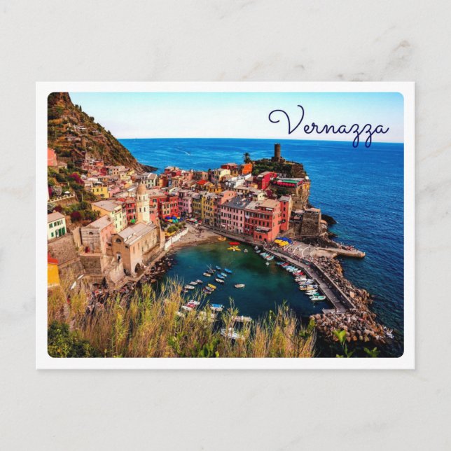 Cartão Postal VERNAZZA - Europa - Itália - Ligúria (Frente)