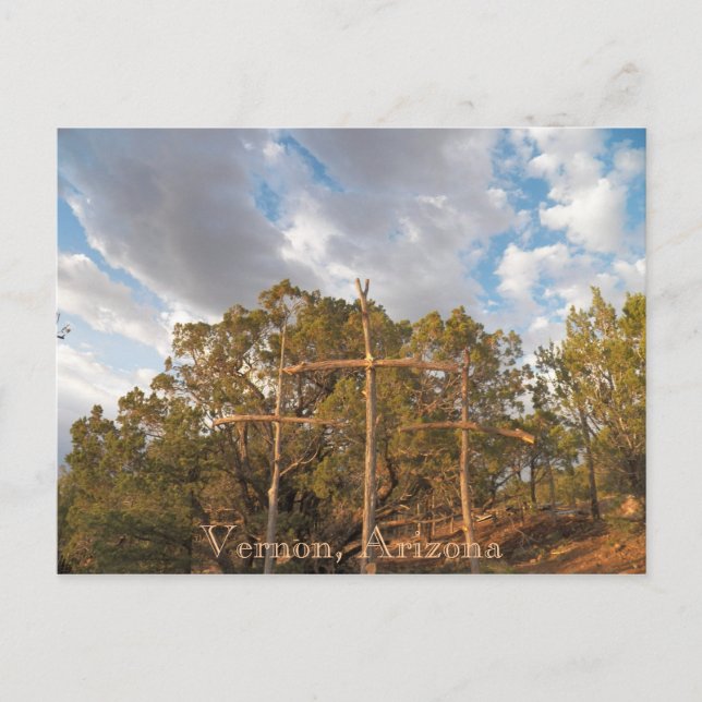 Cartão Postal Vernon, Arizona (Frente)