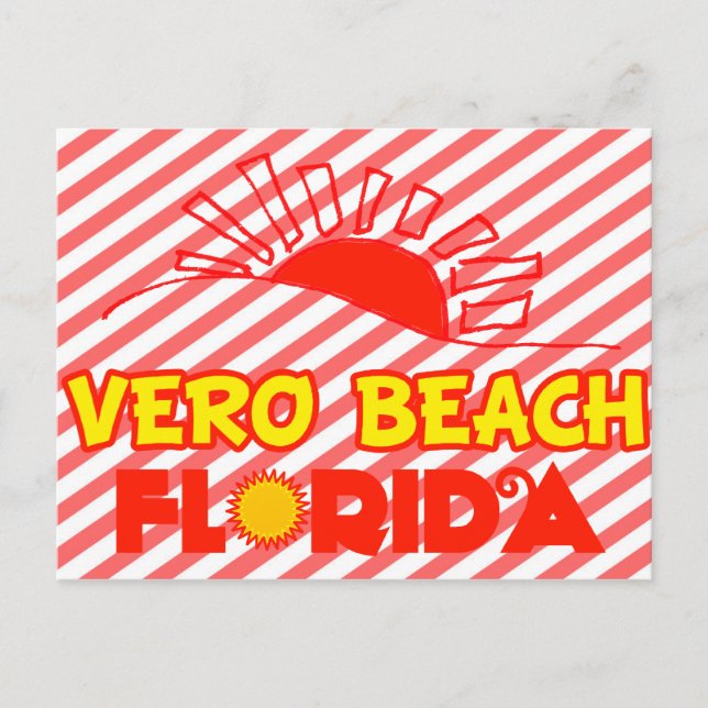Cartão Postal Vero Beach, Florida (Frente)