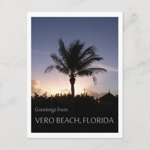 Cartão Postal Vero Beach Silhouette