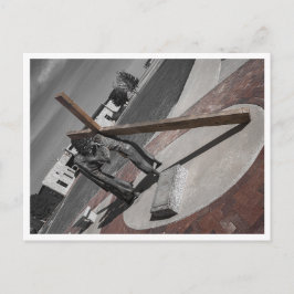 Cartão Postal Veronica Limpa o Rosto de Jesus