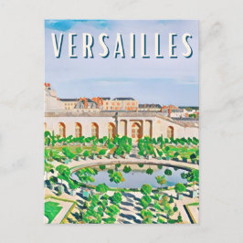 Cartão Postal Versailles Photo Vintage