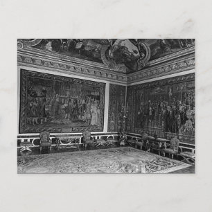 Cartão Postal Versalhes França Antiga sala Apolo palácio