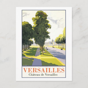 Cartão Postal Versalhes, o Parque e o Castelo