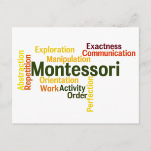 Cartão Postal Versão humana 1 da arte da palavra das tendências